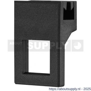 Hermeta 2111 garderobe inhaakoog vast Gardelux 2 zwart - S20100563 - afbeelding 1