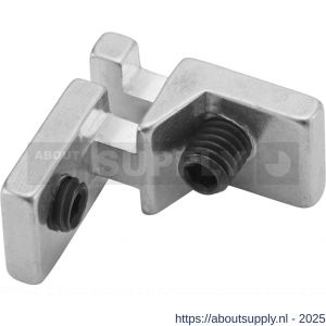 Hermeta 2150 garderobelijst T-verbinder Gardelux 2 voor lijst 2000 blank - S20100357 - afbeelding 1