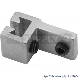 Hermeta 2151 garderobelijst T-verbinder Gardelux 2 voor lijst 2001 blank - S20100358 - afbeelding 1