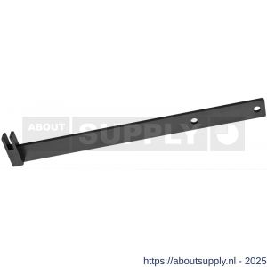 Hermeta 2351 garderobe achterplaat Gardelux 2R zwart - S20100565 - afbeelding 1
