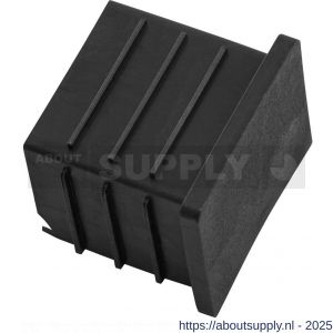 Hermeta 3005 zitbank steun eind voor bankprofiel 3000 zwart - S20101349 - afbeelding 1