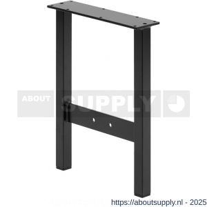 Hermeta 3063 steun voor zitbank verbindingsregel Gardelux type 3 zwart - S20101355 - afbeelding 1
