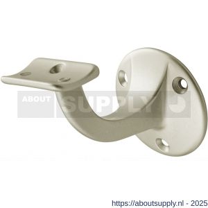 Hermeta 3500 leuninghouder 65 mm holzadel nieuw zilver - S20101774 - afbeelding 1