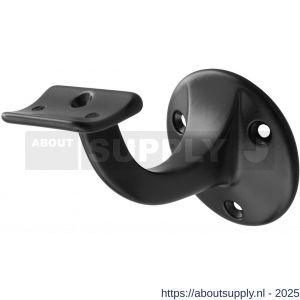 Hermeta 3500 leuninghouder 65 mm holzadel zwart - S20100830 - afbeelding 1