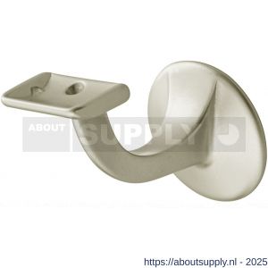 Hermeta 3503 leuninghouder 65 mm vlakzadel M8 nieuw zilver - S20101799 - afbeelding 1