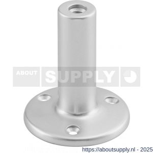 Hermeta 3516 leuninghouder rozet met vaste zuil opschroevend 71 mm naturel - S20100943 - afbeelding 1