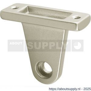 Hermeta 3522 leuninghouder zadel voor vlakke leuning nieuw zilver - S20100980 - afbeelding 1