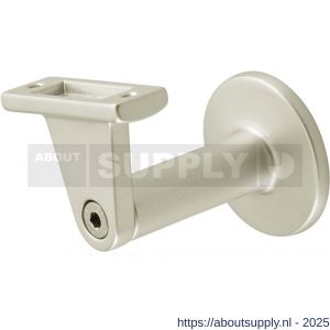 Hermeta 3525 verstelbare samengestelde leuninghouder vlakzadel tapgat nieuw zilver - S20100877 - afbeelding 1