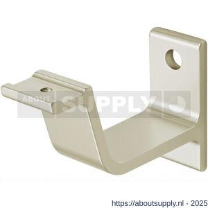 Hermeta 3551 leuninghouder vlakzadel profiel stok M8 nieuw zilver - S20101500 - afbeelding 1