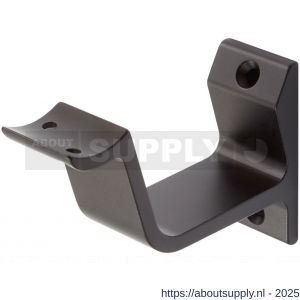 Hermeta 3552 leuninghouder holzadel profiel opschroevend mat zwart - S20101457 - afbeelding 1