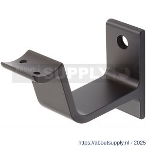 Hermeta 3553 leuninghouder holzadel profiel stokschroef M8 mat zwart - S20101465 - afbeelding 1