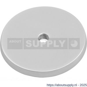 Hermeta 3564 leuninghouder rozet 60 mm met gat 8,5 mm naturel EAN sticker - S20100961 - afbeelding 1