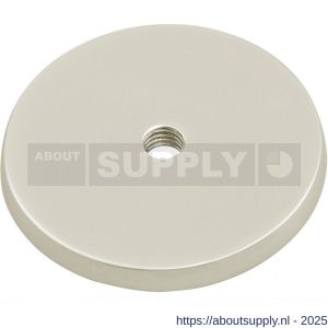 Hermeta 3564 leuninghouder rozet 60 mm met gat 8,5 mm nieuw zilver - S20100960 - afbeelding 1