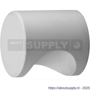 Hermeta 3732 cilinder meubelknop 25x26 mm M4 mat naturel EAN sticker - S20101780 - afbeelding 1
