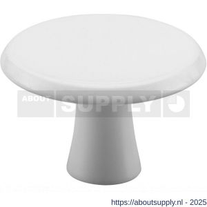 Hermeta 3751 meubelknop rond 30 mm met bout M4 wit - S20101060 - afbeelding 1