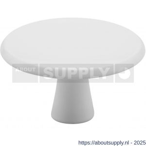 Hermeta 3753 meubelknop rond 40 mm met bout M4 wit - S20101069 - afbeelding 1