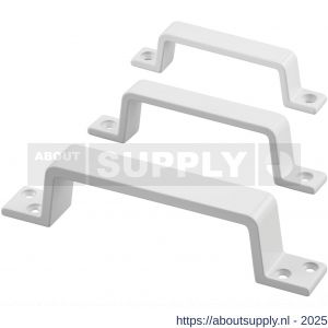 Hermeta 4200 hand- en meubelgreep 90 mm opschroevend wit EAN sticker - S20101106 - afbeelding 3