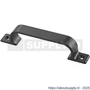 Hermeta 4232 hand- en meubelgreep 128 mm opschroevend mat zwart - S20101716 - afbeelding 1