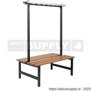 Hermeta 3076 zitbank banksteun Gardelux type 6 Gardelux vrijstaand zwart - S20101357 - afbeelding 4