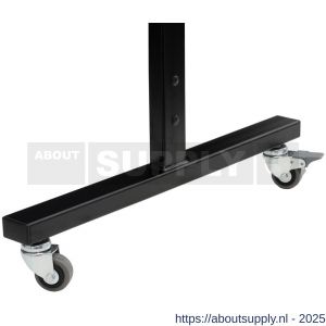 Hermeta 1355 garderobe zwenkwiel zonder rem M10x25 mm verzinkt - S20101358 - afbeelding 2