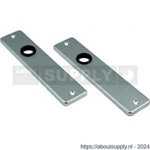 Ami 165/4 RH kortschild aluminium rondhoek blind F1 - S10900504 - afbeelding 1