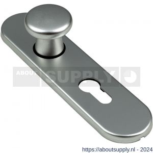 Ami 177/1 Klik knopkortschild aluminium knop 160/40 vast kortschild 177/1 PC 72 Klik F1 - S10900719 - afbeelding 1