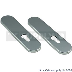 Ami 177/1 Klik kortschild aluminium zonder krukgat profielcilinder PC 55 F1 - S10900531 - afbeelding 1