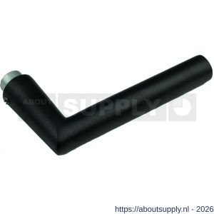 Ami 374 deurkruk gatdeel aluminium M6 zwart RAL 9005 structuur finish - S10900310 - afbeelding 1