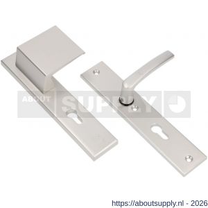 Ami VHB 251/50-90/80 veiligheidsvoordeur-duwerlangschildgarnituur SKG*** VHB 251/50 profielcilinder PC 72 deurduwer 90/80 rechts F1 blind en deurkruk 332 deurdikte 38-42 mm - S10900989 - afbeelding 1