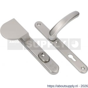 Ami VHB 257/37/2-90/83 KT veiligheids Rotaveer duwer-kruk smalschildgarnituur SKG*** kerntrekbeveiliging ovaal VHB 257/37/2 kerntrek KT 72 deurduwer 90/83 links F1 en deurkruk 378 Rota 257/32/2 profielcilinder PC 72 deurdikte - S10901659 - afbeelding 1