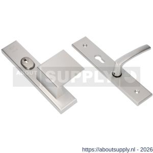 Ami VHB 251/15-90/80 KT senioren veiligheidsvoordeur-duwerlangschildgarnituur SKG*** kerntrekbeveiliging omkeer VHB 251/50/15 kerntrek KT 72 omkeer deurduwer 90/80 rechts en deurkruk 332 profielcilinder PC 72 omkeer F1 deurdikte - S10901185 - afbeelding 1