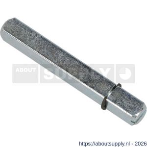 Ami toilet- en badkamersluiting WC stift vierkant 8x72 mm enkele dopstiftontsluiting - S10900227 - afbeelding 1