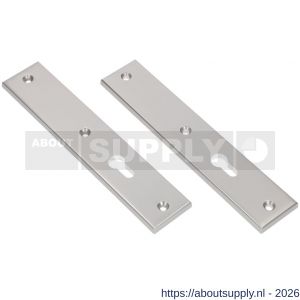 Ami 251/50/8 langschild aluminium zonder krukgat profielcilinder PC 55 F1 R6,5/R7,3 - S10900687 - afbeelding 1