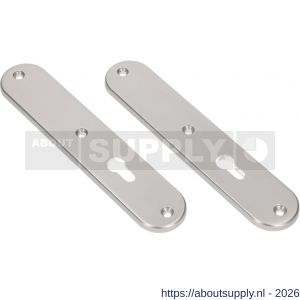 Ami 250/50/8/1 langschild aluminium zonder krukgat profielcilinder PC 72 F1 R6,5/R7,3 - S10900677 - afbeelding 1