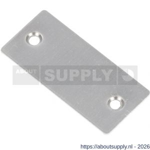 Ami 4 vlak afdekrozet aluminium blind F2 - S10900446 - afbeelding 1