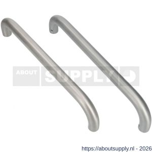 Ami 350 hand deurgreep enkelgebogen Archi Design 350 mm Irox deurdikte 38-61 mm - S10900429 - afbeelding 1