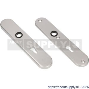 Ami VHB 250/50/1 veiligheidslangschild SKG*** ovaal VHB 250/50/1 buiten en binnen F1 profielcilinder PC 55 deurdikte 38-42 mm - S10900913 - afbeelding 1