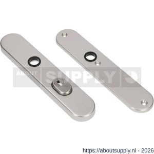 Ami VHB 250/15 KT veiligheidslangschild SKG*** kerntrekbeveiliging ovaal VHB 250/50/15 buiten kerntrek KT 55 en binnen blind F1 deurdikte 38-42 mm - S10901468 - afbeelding 1