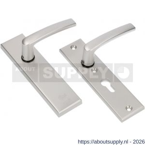 Ami VHB 193/50 veiligheidskortschild SKG*** VHB 193/50 buiten blind en binnen profielcilinder PC 55 met deurkruk 332 F1 deurdikte 38-42 mm - S10901351 - afbeelding 1