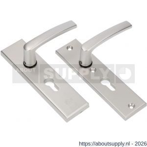 Ami VHB 193/50 veiligheidskortschild SKG*** VHB 193/50 buiten en binnen profielcilinder PC 55 met deurkruk 332 F1 deurdikte 38-42 mm - S10901346 - afbeelding 1