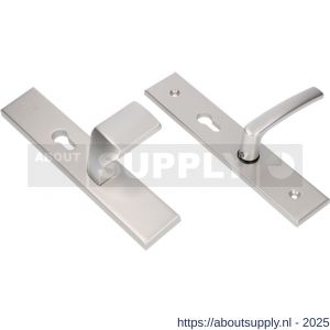 Ami VHB 251/50-144 senioren veiligheidsvoordeur-knoplangschildgarnituur SKG** omkeer VHB 251/50 profielcilinder PC 72 omkeer knop Varo 144 F1 profielcilinder PC 72 omkeer en zonder deurkruk deurdikte 38/45 - S10900861 - afbeelding 1