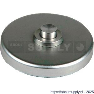 Ami Klik beldrukker aluminium rond Archi Design Irox RVS look - S10900013 - afbeelding 1