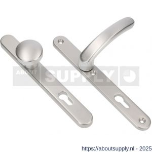 Ami VHB 257/32/2-169/50-378 veiligheids Rotaveer knop-kruk smalschildgarnituur SKG** ovaal VHB 257/32/2 blind knop 169/50 F1 en deurkruk 378 Rota 257/32/2 blind deurdikte 53-57 mm - S10900877 - afbeelding 1