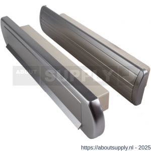 Ami EP 975/1 briefplaat-tochtklep met schacht aluminium Archi Design Irox deurdikte 53-57 mm Climate Comfort - S10900040 - afbeelding 1