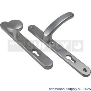 Ami VHB 257/32/2-169/50-378 veiligheids Rotaveer knop-kruk smalschildgarnituur SKG** Archi Design ovaal VHB 257/32/2 knop 169/50 profielcilinder PC 72 en deurkruk 378 Rota Irox deurdikte 53-57 mm - S10900875 - afbeelding 1