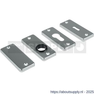 Ami 4 RH sleutelrozet aluminium rechthoek sleutelgat SLG F1 - S10900483 - afbeelding 1