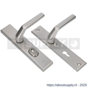 Ami VHB 251/15-379 KT veiligheids Rotaveer kruk-kruk langschildgarnituur SKG*** kerntrekbeveiliging VHB 251/50/15 KT 55 Rota kruk 379 profielcilinder PC 55 F1 deurdikte 38-42 mm - S10901232 - afbeelding 1