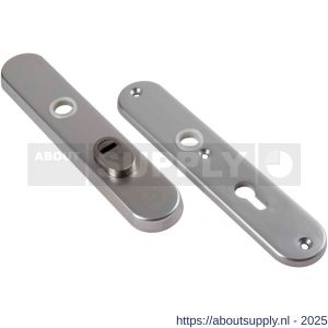 Ami VHB 250/15 KT veiligheidslangschild SKG*** kerntrekbeveiliging Archi Design ovaal VHB 250/15 buiten kerntrek KT 55 binnen profielcilinder PC 55 Irox deurdikte 38-42 mm - S10901476 - afbeelding 1