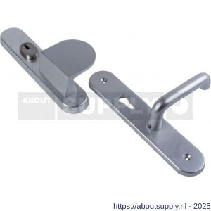 Ami VHB 250/15 KT senioren veiligheidslangschild SKG*** kerntrekbeveiliging Archi Design ovaal omkeer VHB 250/50/1 KT 72 omkeer deurduwer 90/83 rechts en zonder deurkruk Irox deurdikte 38-42 mm - S10901124 - afbeelding 1