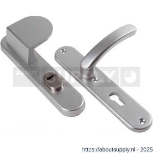 Ami VHB 250/15-90/83-378 KT veiligheids Rotaveer duwer-kruk langschildgarnituur SKG*** kerntrekbeveiliging Archi Design VHB 250/15 KT 55 deurduwer 90/83 rechts en deurkruk 378 Rota Irox deurdikte 38-42 mm - S10901087 - afbeelding 1